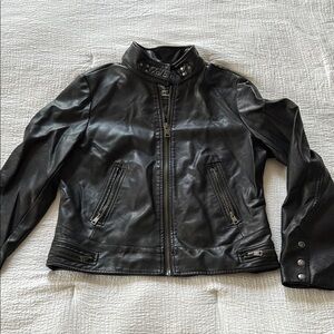 Levi’s Black Faux Leather Moto Jacket